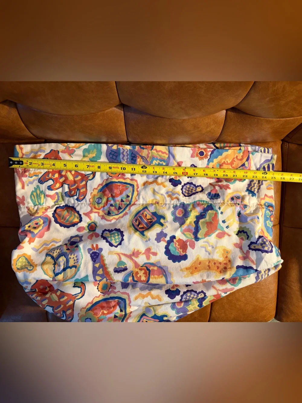 Vintage Custom Home Decor Animals Fish Flowers Art Abstract Curtain Valance